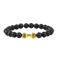 thumbnail image 1 of Pulseras Mate Compactas Qarigey Hilo Mancuerna Encanto Gotas de Lava Oro, 1 of 6