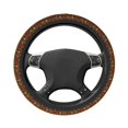 thumbnail image 3 of Elastic Steering Wheel Cover, Library Book Shelf cool vintage Stretch Thickening Car Steering Wheel Cover Women Men, Steering Wheel Protector Universal 15 in, 3 of 7