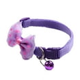 thumbnail image 2 of Walbest Cat Collar Breakaway Nylon Pet Collar with Bow Tie and Bell Adjustable Cute Pet Collars for Cat Kitten Dog Puppy, 2 of 7