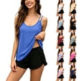 thumbnail image 2 of Women's Eyelet Camisole Spaghetti Straps Loose Crewneck Tank Tops Sleeveless Summer Going Out Shirts Blouse, 2 of 6