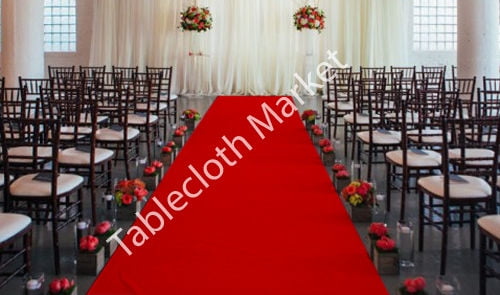 75 ft Satin Aisle Runner 22 Colors Red Carpet Events Wedding Party Banquet 