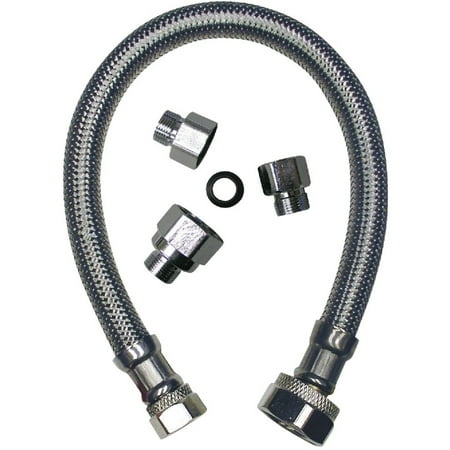 

B&K 20 In. Universal Kit Stainless Steel Faucet Connector 496-902 496-902 413496