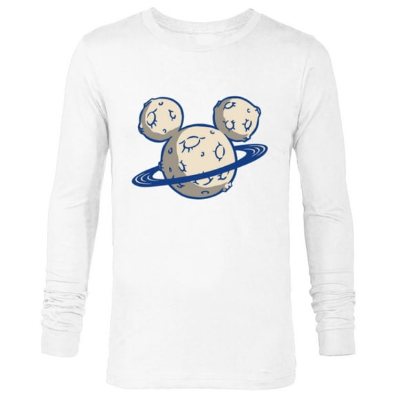 Disney Mickey Mouse Icon Planetary - Long Sleeve T-Shirt for Men - Customized-White