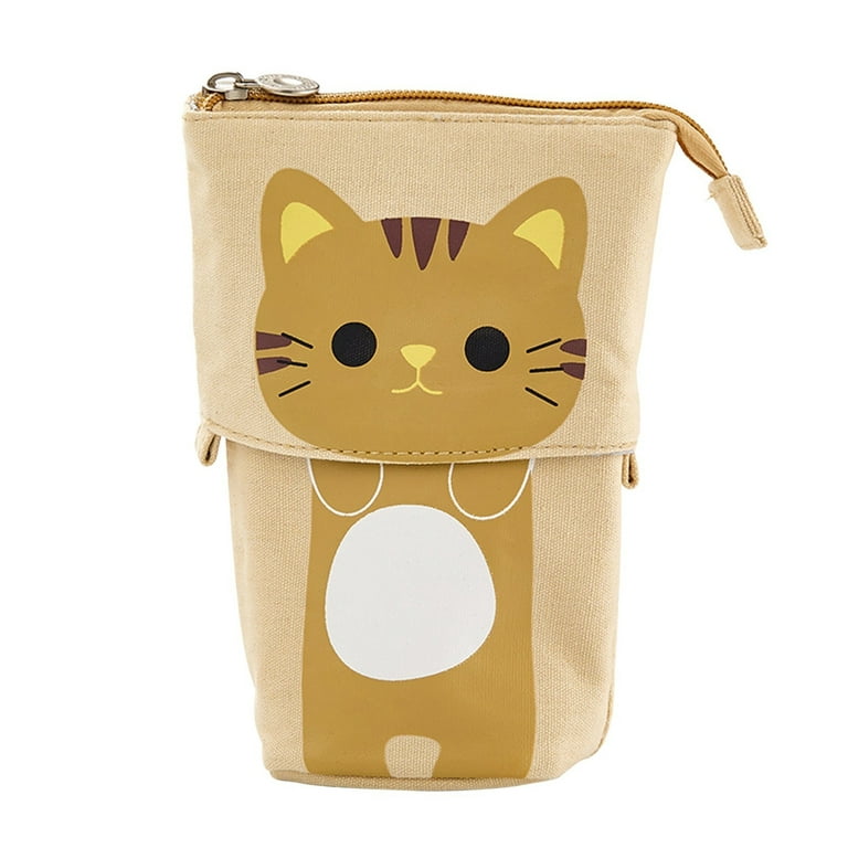 1pc Cartoon Kitty Pencil Bag Cute Organizer Pouch Case Stationery School  Office