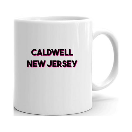 

Two Tone Caldwell New Jersey Ceramic Dishwasher And Microwave Safe Mug By Undefined Gifts