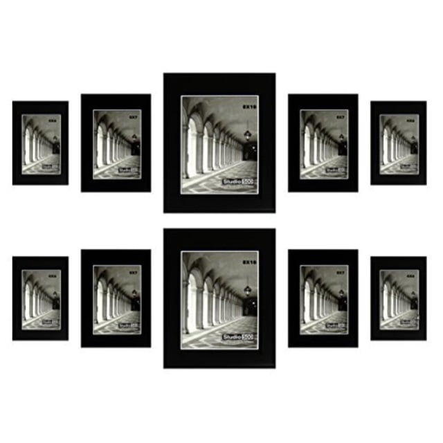 Studio 500 VALUE 2-PACK~16x20 Smooth Black Contemporary Picture Frame Set!