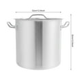 thumbnail image 6 of Wildnix Stainless Steel Stockpot, 21L/22.2qt Capacity, Rivet-Welded Handle, Easy-to-Clean, Fast Heating for Large Meals, &nbsp; Stove Compatible, 6 of 6