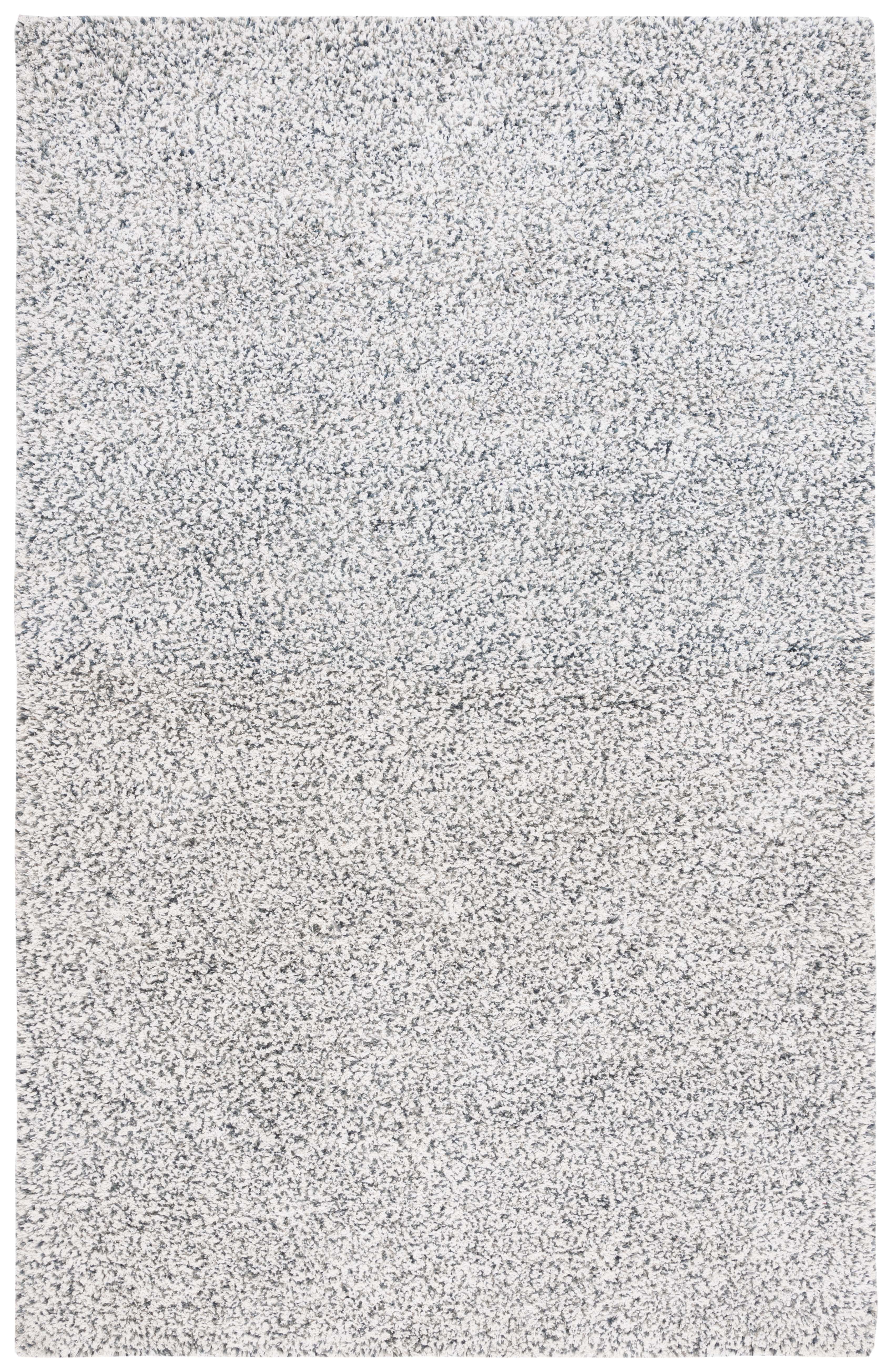 SAFAVIEH Berber Deena Distressed Area Rug, Ivory/Dark Gray, 6' x 9'