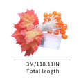 thumbnail image 3 of Clearance!Decoración de Halloween Adorno de Hoja de Arce Luces de Halloween, 3 of 6