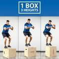 thumbnail image 3 of Synergee 3 in 1 Wood Plyometric Box for Jump Training and Conditioning 20/18/16, 3 of 7