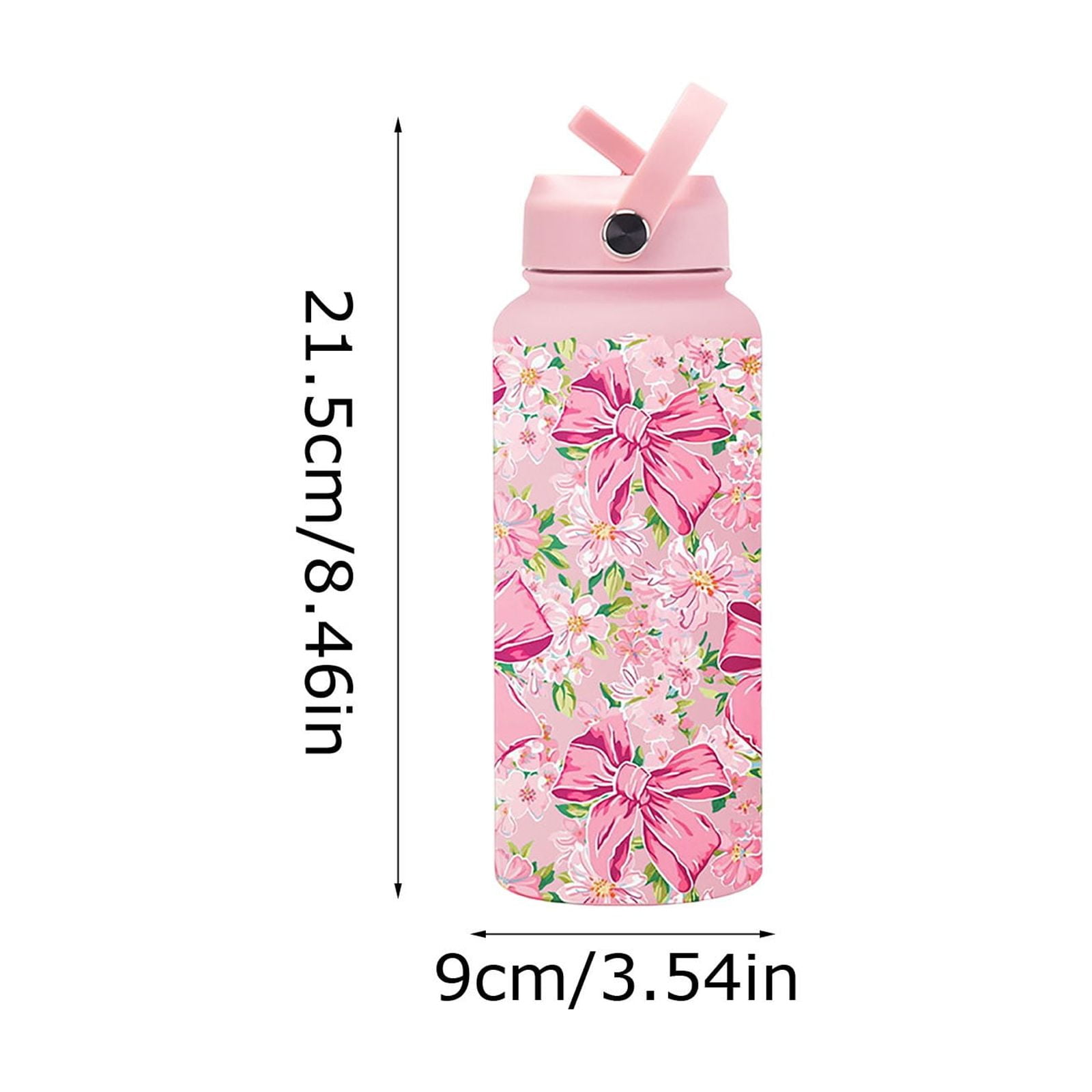 Kids Insulated Water Bottle, 32oz Large Capacity Stainless Steel Kids Cup with Straw Travel Tumbler Double Wall Vacuum Leak Proof Toddler Water Bottle for School Boys Girls(1 Pack)