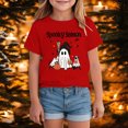 thumbnail image 2 of KPVEVIQ Toddler Halloween Shirt Kid Girls Boys Pumpkin Ghost Graphic Tshirts Kids Fall Spooky Season Short Sleeve Tee Tops, 2 of 7