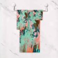 thumbnail image 5 of 3 Piece Bath Towels Set Bath Towel, Hand Towel and Face Towel for Bathroom, Gym, Hotel Pink Abstract Floral Patterns, 5 of 8