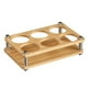 thumbnail image 2 of Soporte para de 6 Agujeros, Portavasos de Almacenamiento de Madera, Estante para Bebidas, Estante de Exhibición para Vasos, Soporte para Serv Soledad Soporte para bandeja de tazas, 2 of 9