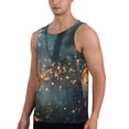 thumbnail image 2 of Picia Magical Butterfly In Forest Printed Men’s Performance Tank, Men's Workout Tank Top Moisture-Wicking Tank Top Muscle tee, Breathable Workout Shirt-3X-Large, 2 of 7