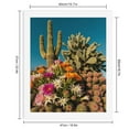 thumbnail image 2 of Paint by Numbers Kit for Adults, Cactus Blooms In Desert Landscape Paint by Numbers, Easy Paint by Numbers Kit for Adults Beginner, DIY Adult Paint by Number Kits on Canvas, Home Decor, 2 of 7