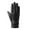 Black, variant on Womens Gloves -Lined Windproof Leather Gloves Plain Thickened Versatile Walking Warm Gloves Mittens