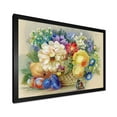 thumbnail image 2 of Designart 'Vintage Still Life Of White and Yellow Flowers' Traditional Framed Art Print, 2 of 4
