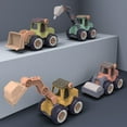 thumbnail image 2 of UDIYO Miniature Truck Loading Unloading Plastic Assembly Engineering Car Set for Boy, 2 of 7