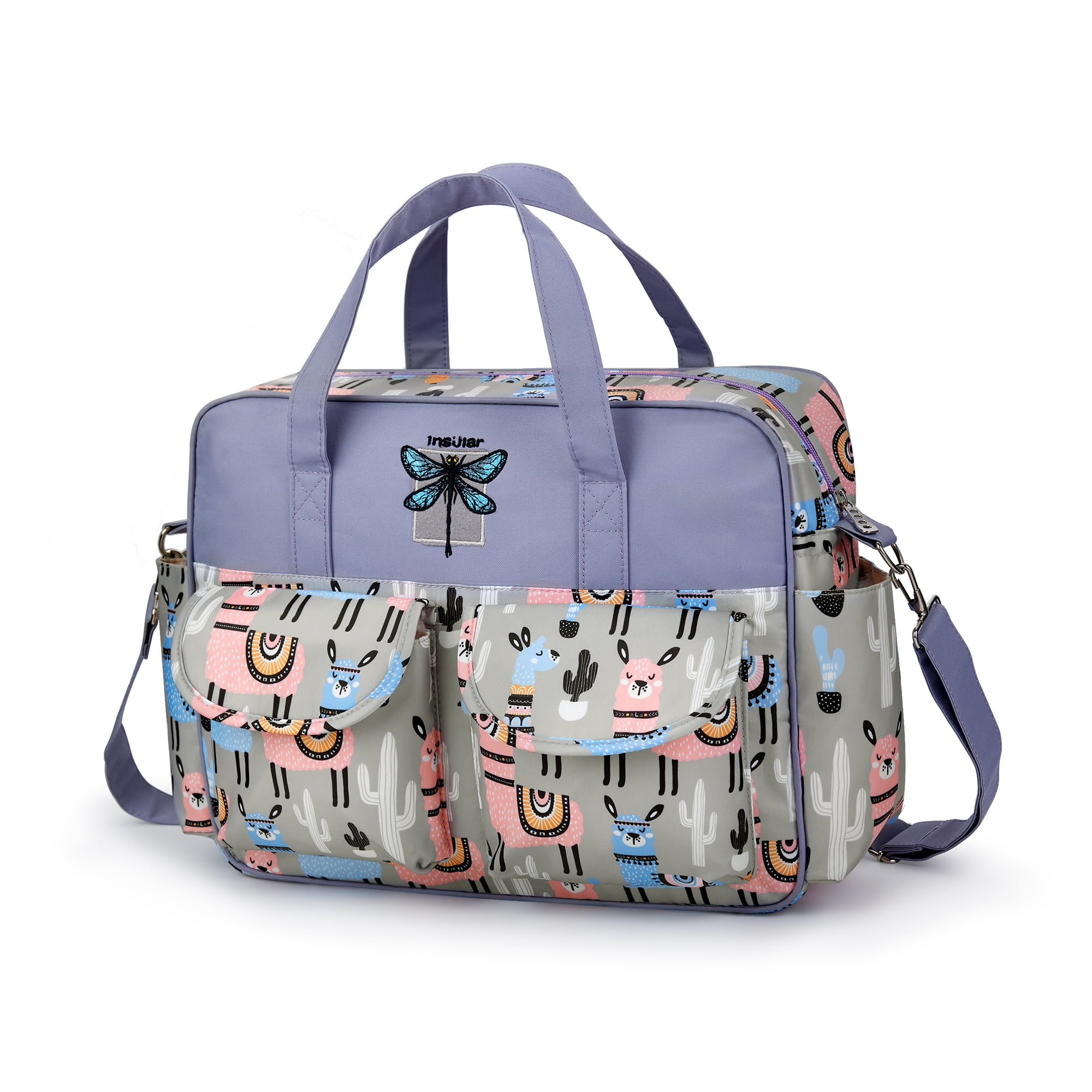 LiuenMgg Floral Dachshund Crossbody Bag - Small Ethnic Print Messenger Bag, Adjustable Strap, Zipper Pockets - View #7