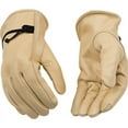 thumbnail image 2 of KINCO Unlined Cowhide Work Gloves Medium Construction Farm 1 Pair, 2 of 3