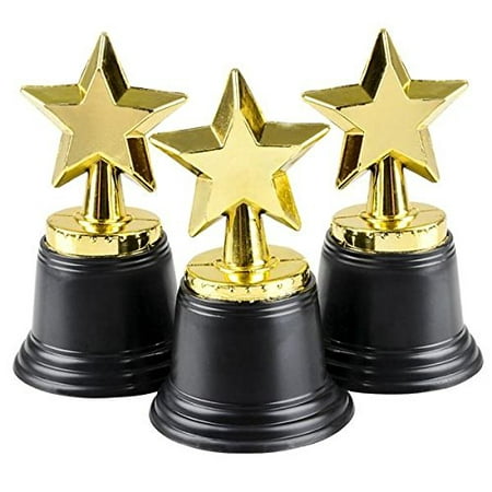 Gold Award Star Trophy 12 Pack 4.5