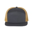 thumbnail image 1 of Richardson Seven-Panel Trucker Cap, One Size, CharcoalOld Gold, 1 of 1