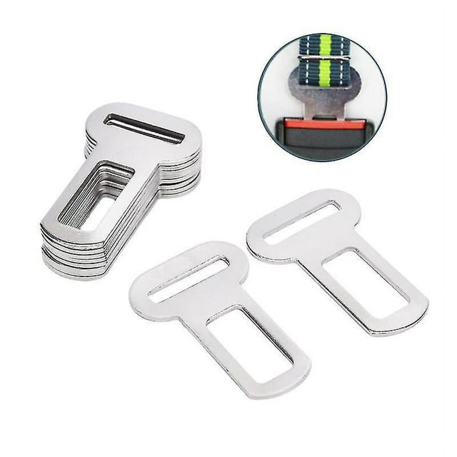 10 unids universal mascota cinturón de seguridad hebilla coche alarma eliminador clip enchufe de seguridad hfmqv