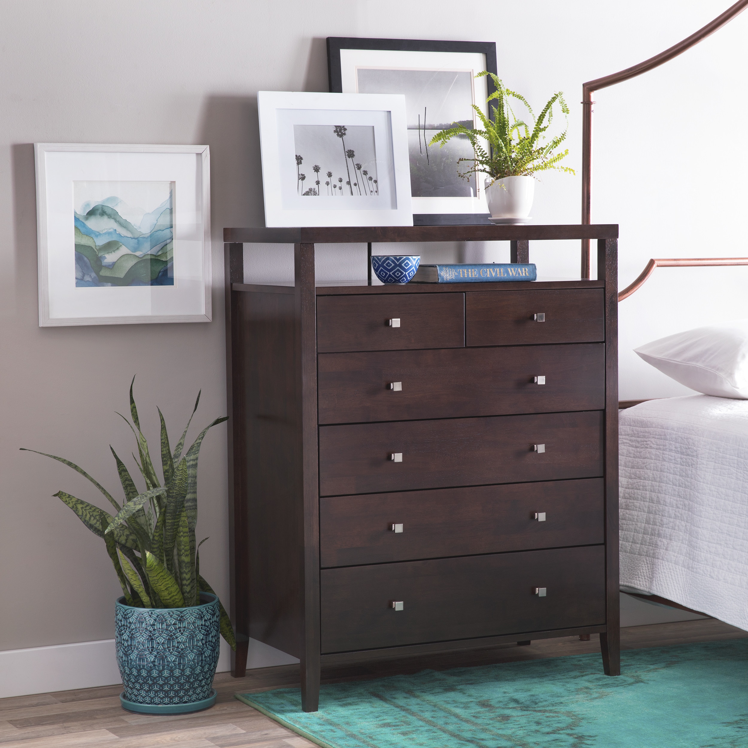 Jasper Laine Studio Jasper Laine Aristo 6 Drawer Chest Walmart Com
