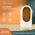 Foqnuq High Power Ceramic Desktop Heater Intelligent Electric Warmth
