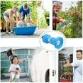 thumbnail image 4 of Rupoun Stainless Steel Fireman Style Heavy Duty Garden Hose Nozzle Sprayer for Plants and Pet Washing (2.16 x 4.3 x 2.5 inches / 5.5 x 11 x 6.5 cm), 4 of 4