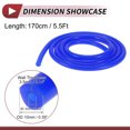 thumbnail image 5 of Unique Bargains 1 Pc for Air and Water Silicone Vacuum Tubing Hose High Temperature Automotive Vacuum Line 5.5Ft 1/8" 3mm ID 3.5mm Thickness Blue Silicone, 5 of 6