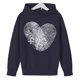 thumbnail image 3 of Sudadera con capucha y estampado de corazón de San Valentín, sudadera de manga larga para niños y niñas, chaqueta para niñas de talla mediana y grande., 3 of 7