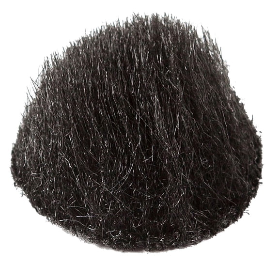 Rycote Overcovers Advanced for Lavalier Microphones, Includes 26mm Round Fur Discs, No Stickies, Bag of 100, Black
