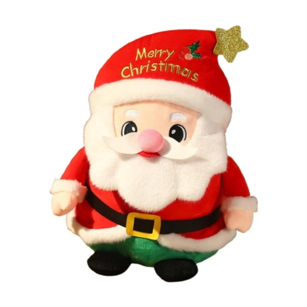 Muñeco de peluche de dibujos animados de Navidad para suministros de fiesta de escritorio festivo Papá Noel M