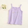 thumbnail image 6 of FLMEI 3-8 Years Girls Camisole Cotton Four Seasons Tanks Tops Toddler Soft Cute Undershirts Underwear for Baby Kids, 6 of 8