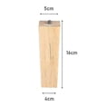 thumbnail image 5 of Set Of 4 Wooden Oak Furniture Square Legs, 5 of 5