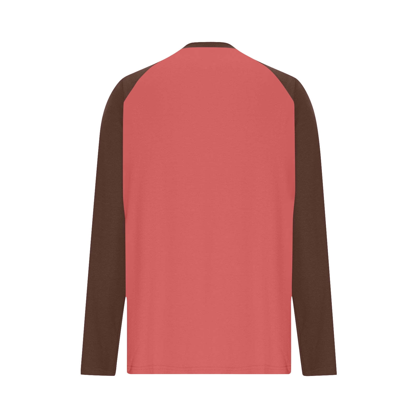 aohooy Womens Plus Size Long Sleeve Baseball Shirt Color Block Casual Loose Tees Tshirts Spring Round Neck Loose Fit Tunic Tops Red,XXXXXL