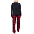 thumbnail image 5 of Jo & Bette Women’s Pajama Set 2pc, Long Sleeve Shirt and Pants Set, Lounge Sets for Women, 5 of 7
