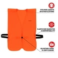 thumbnail image 4 of Allen Company Adult Hunting Safety Vest - Adjustable Breathable Design - Blaze Orange Allen Company Adult Hunting Safety Vest Adjustable Blaze Orange, 4 of 12