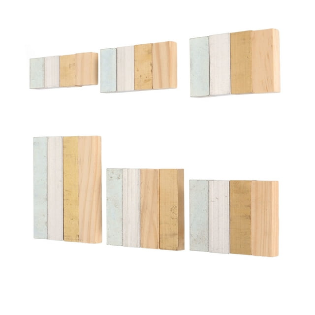 Density Block Set, Scientific Density Cubes Set 24pcs Widely Wood Block Aluminum Block Copper Block For School