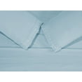 thumbnail image 5 of Comfy Bamboo World 9900 Series 100gsm Embroidered Bedsheets Sheet Set, Full Size, Light Blue, 5 of 5