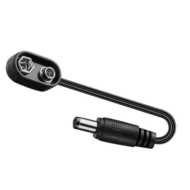 Raindrops Pedal Board Power Supply Para Guitarra Con Cargador USB Portátil Y Cable De Alimentación Negro