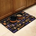 thumbnail image 3 of Halloween Pumpkin Dog Mat for Food and Water Absobing Durable 17x30 Inch Dog Bowl Mat Pumpkin Spooky Dog Feeding Mat EcoFriendly Durable Pet Placemat, 3 of 7
