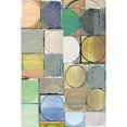 thumbnail image 3 of Cartissi 17x24 Black Modern Framed Museum Art Print Titled - Pastel Tiles II, 3 of 5