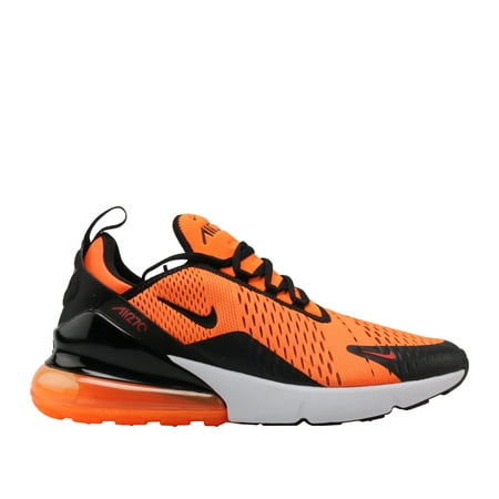 orange and black nike air 270