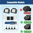 thumbnail image 2 of Shark RV2310ae Replacement Parts Accessories compatible with SharkAV2310AE/RV2320S/RV2300S/UR2350AE Matrix(Not For RV2300) .1 Main Brush Roller, 2 Sets Foam Filters,2 Filters HEPA, 4 Side Brushes, 2 of 11