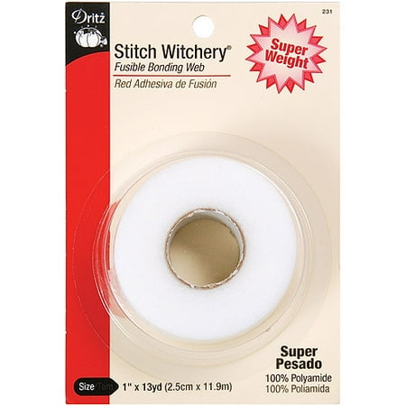 Stitch Witchery Fusible Bonding Web Super Weight, 1" x 13 yards