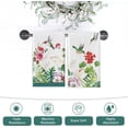 thumbnail image 4 of JOOCAR Kitchen Towels, Spring Green Plants Hummingbird Geranium Flowers 16x27.5 Inches Kitchen Towels for Kitchen Decor Housewarming Gift Towels Set of 2, 4 of 5