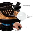 thumbnail image 3 of Pot Lid for Cookware Vent Hole with Handle Cover Replacement Transparent Glass Universal, 3 of 6